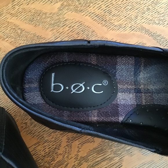 B.O.C Suree Black Leather Shoes 6.5 - Picture 3 of 15